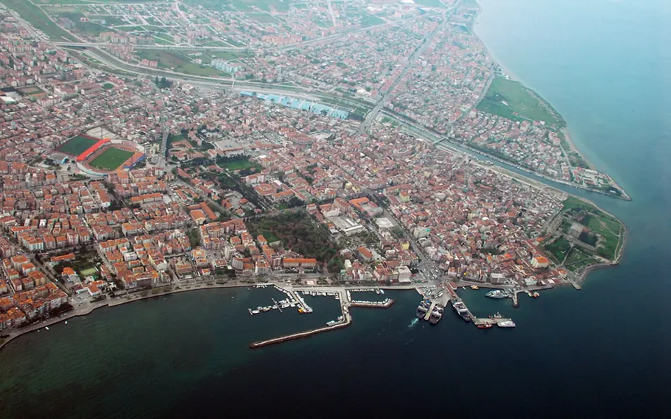 Merkez, Çanakkale için bölgesel şehir görünümü