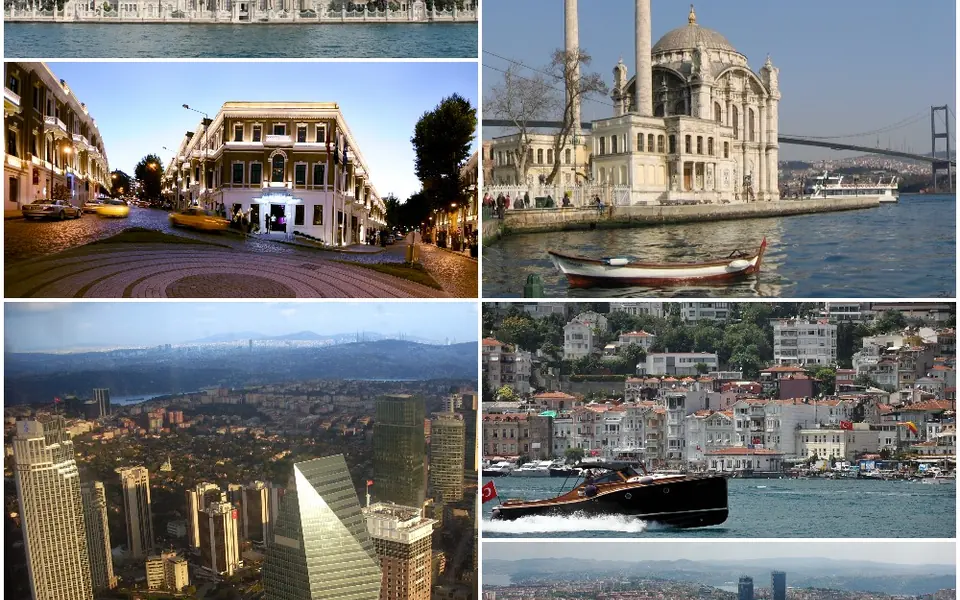 Beşiktaş, İstanbul şehir görünümü